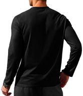 Mens Crew Neck Long Sleeve Pullover